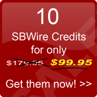 Special - 10 SBWire Credits for $99.95